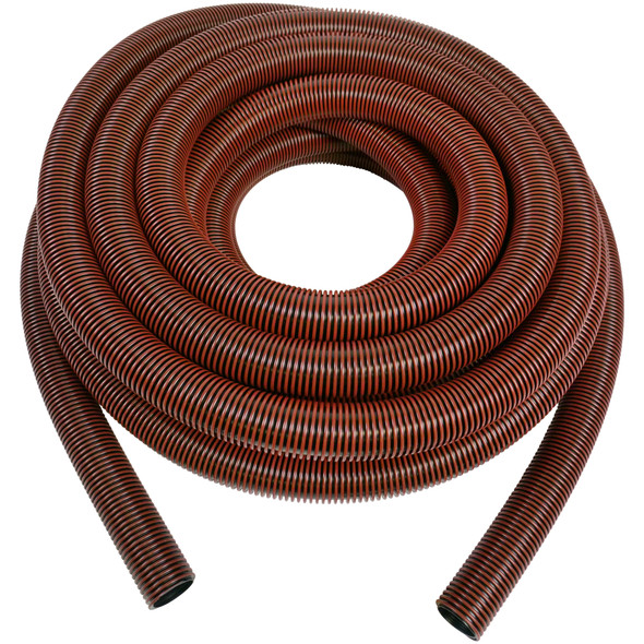63547 | 1.5 Inch x 50 Foot Conductive Vacuum Hose, Red Over Black