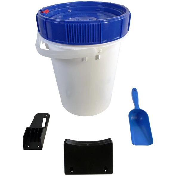 90538 | Wall Hung 5 Gallon Bucket with Locking Lid & Scoop