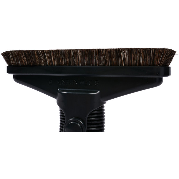 Close-up view of the natural horse hair brush fill on the 8 inch wide Sidewinder.
