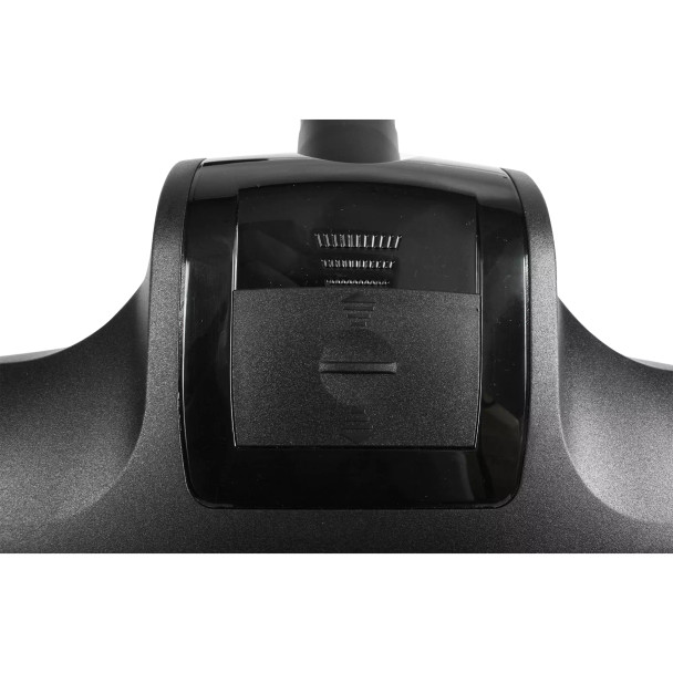Close up of closed air relief on black turbine tool.