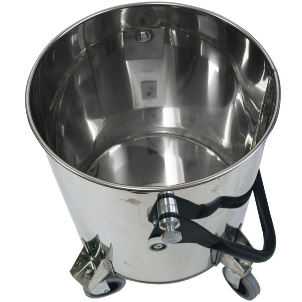 94808 | Mizar Commercial HEPA Fine Particulate Vacuum with Power Pneumatic Tool Hookup and Adapter Set for Source Dust Capture, Stainless Steel