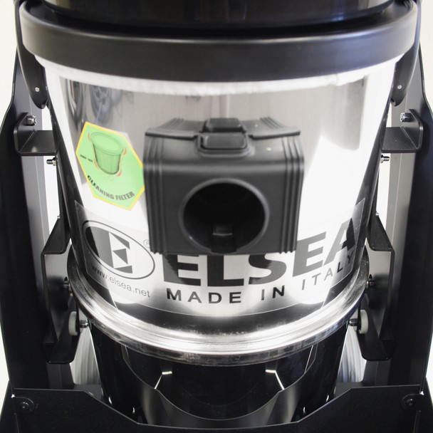 94808 | Mizar Commercial HEPA Fine Particulate Vacuum with Power Pneumatic Tool Hookup and Adapter Set for Source Dust Capture, Stainless Steel