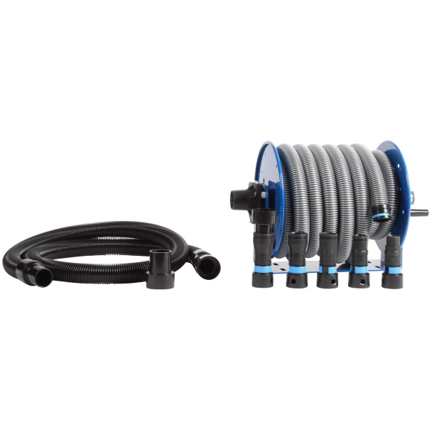 Hose with reel,  black hose, QuickClick set