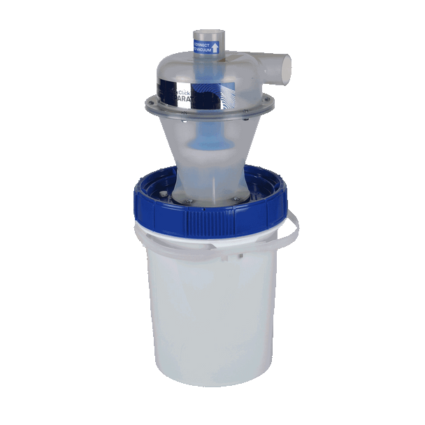 98328 | Assembled Quick Click Dust Separator with 5 Gallon Locking Collection Bucket