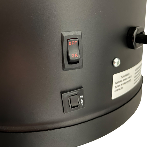 Close up of on/off switch. Close up of on/off switch.