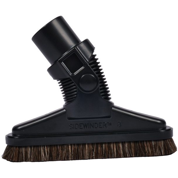 8 inch wide Sidewinder with natural horse hair brush fill with the neck tilted to the left.