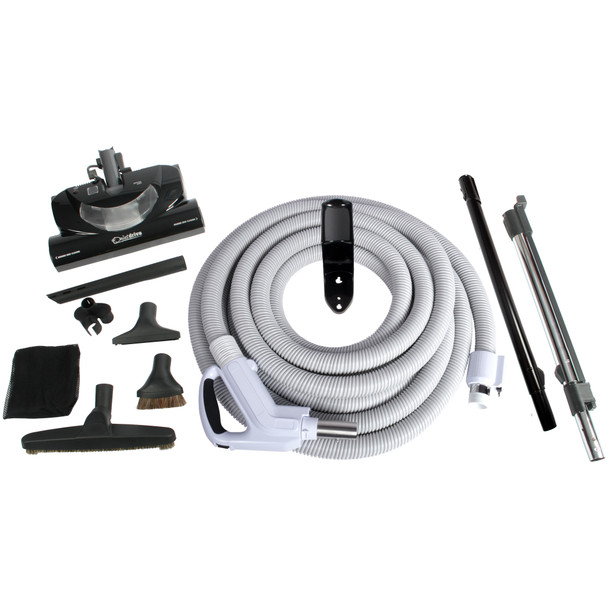 92938 | Central Vacuum CT20QD Power Nozzle Kit with Direct Connect Hose, Black