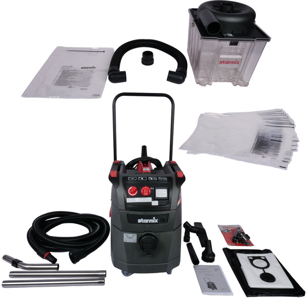90191 | ISP 1635 9.2 Gallon HEPA Critical Dust Commercial Vacuum with Pre-Separator