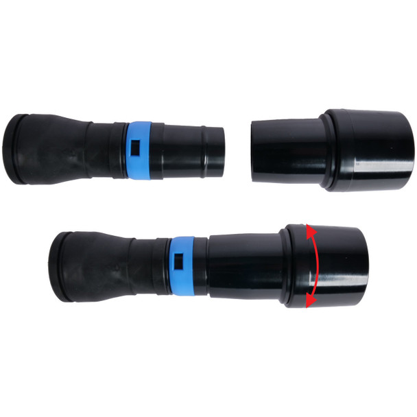 Quick Click 1.5 Inch Commercial Dust Collection System with 1.5 Inch Cleaning Accessories