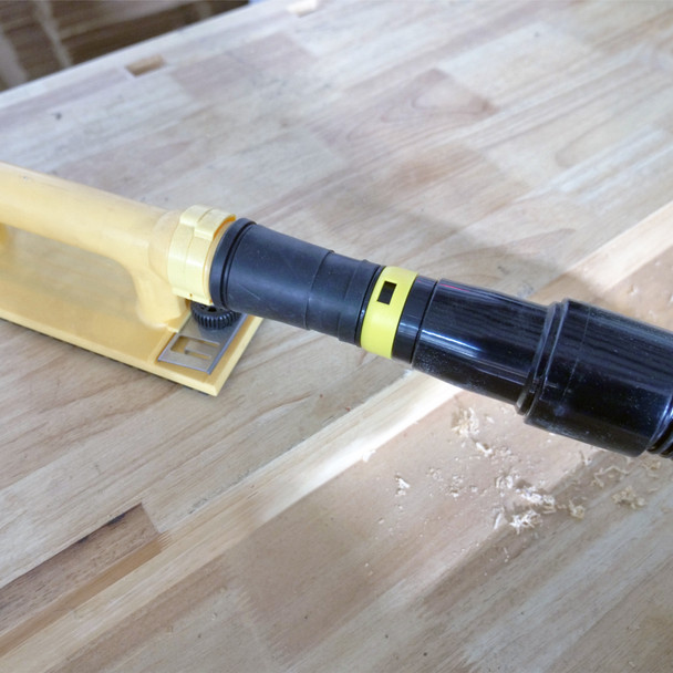 90359 | Quick Click 1.25 Inch Dissipative Dust Collection Adapter, 1.5 Inch Male