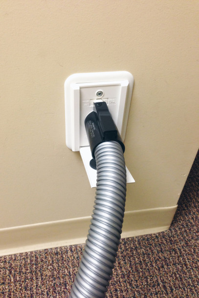 PL9202 | 1.375 Inch x 35 Foot 4-Wire Central Vacuum Hose, Direct Connect, Recessed