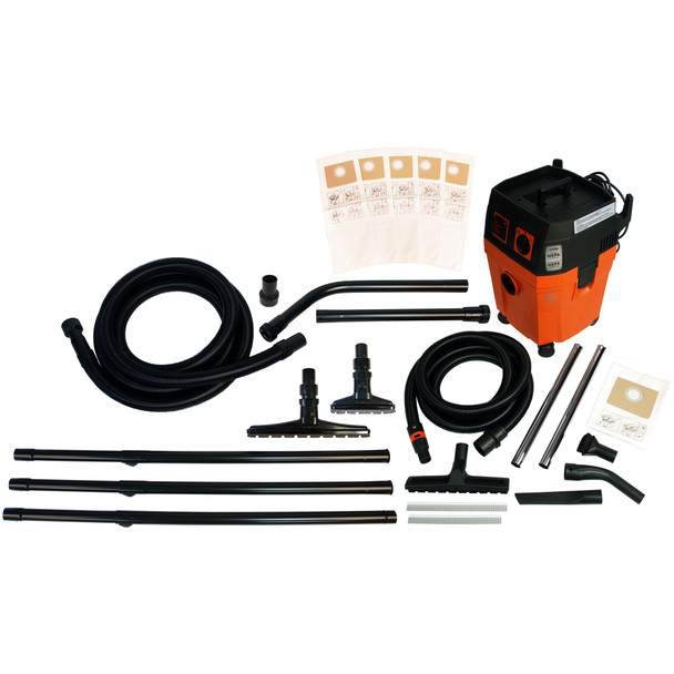 90535  FEIN HEPA 2 commercial vacuum with Reach plaster dust accessories