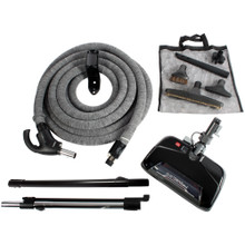 Central Vacuum Accessory Package Including CT20QD Electric Power Nozzle &  35 Ft. Universal Total Control Hose - Cen-Tec Systems