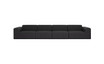 Connect Modular 4 Sofa Sooty