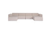 Connect Modular 6 U-Chaise Sectional Canvas