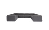 Relax Modular 8 U-Sofa Sectional Sooty