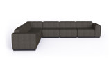 Connect Modular 6 L-Sectional Flanelle