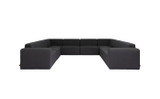 Connect Modular 8 U-Sofa Sectional Sooty
