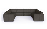 Connect Modular 8 U-Sofa Sectional Flanelle