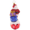 Radko On Top Of It Santa Ornament