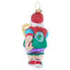Radko Pickleball Pro Santa Ornament