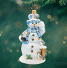 Radko Snowy Perch Pals Ornament