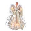 Gold and Silver Angel Treetop 10-Light 14"