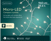 Micro LED Warm White 960 Lights 39.4 ft. Compact Light Set with Silver Wire