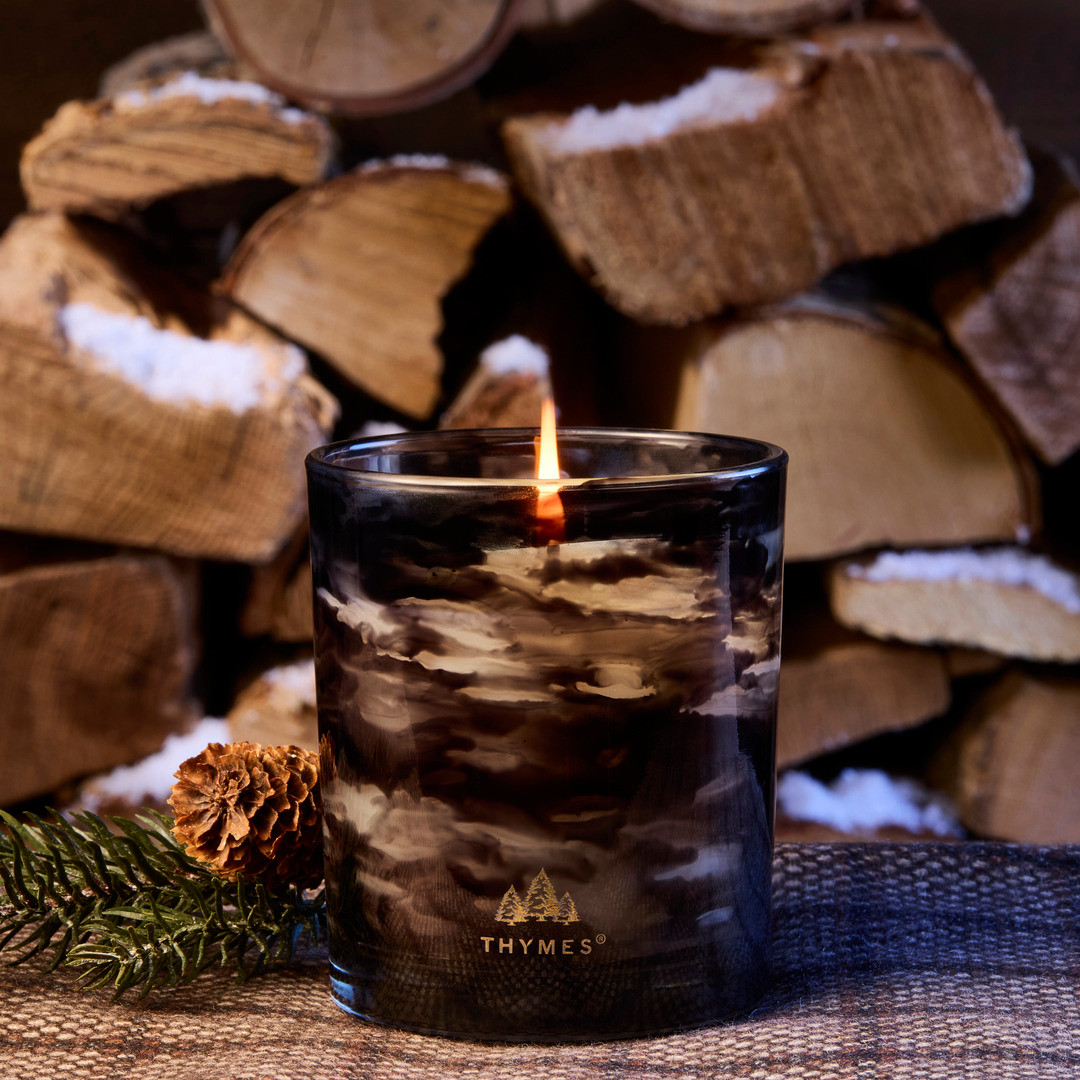 Thymes Noir Woods Candle