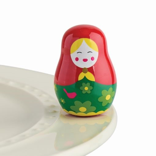 Nora Fleming "All Dolled Up" mini (Nesting Dolls)