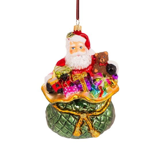Huras Family Santa In The Bag Ornament Available for Pre-Order