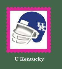Nora Fleming U of Kentucky Helmet Mini