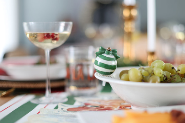 Nora Fleming Deck the Halls Green Mini (Retired)