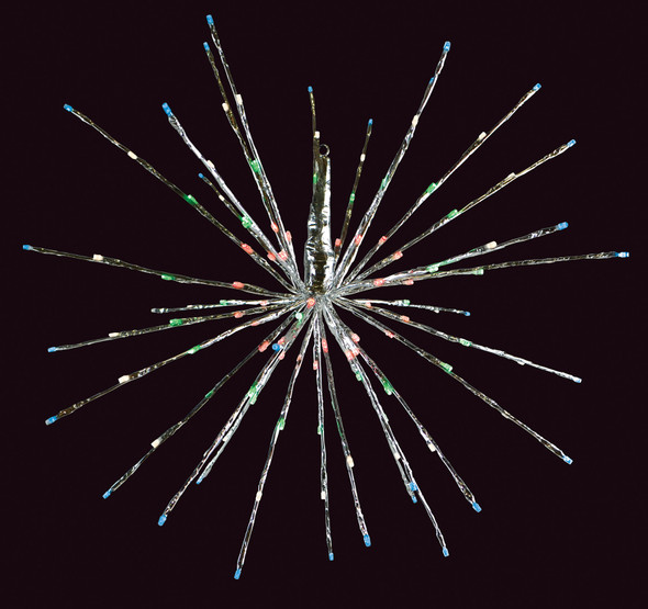 LED 3D Silver Multi Radiant Blast 24"