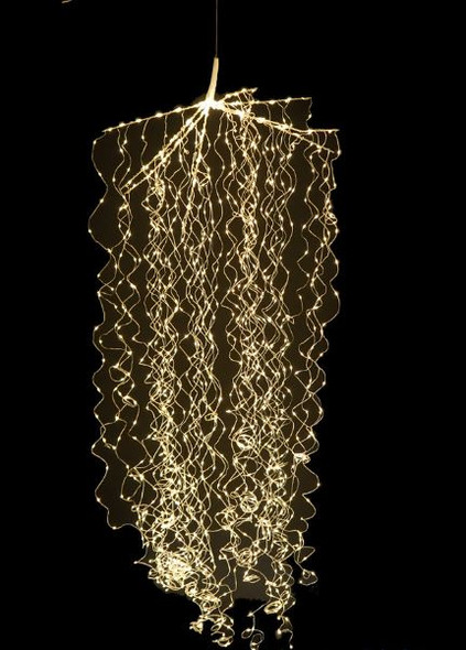 Micro Big Seed Warm White Waterfall Lights