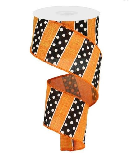 Polka Dot and Striped Ribbon