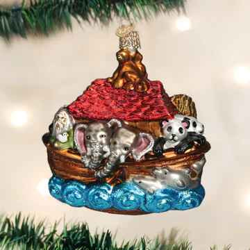 Old World Noah's Ark Ornament  