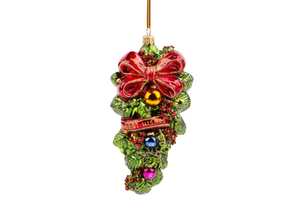 Huras Family Holiday Swag Ornament  