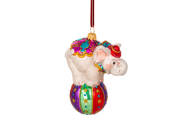 Huras Family Elephant's Tricks Ornament  