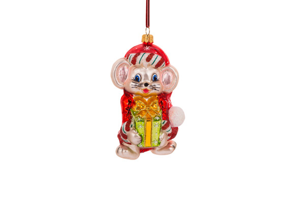 Huras Family Quiet As A Christmas Mouse Ornament 