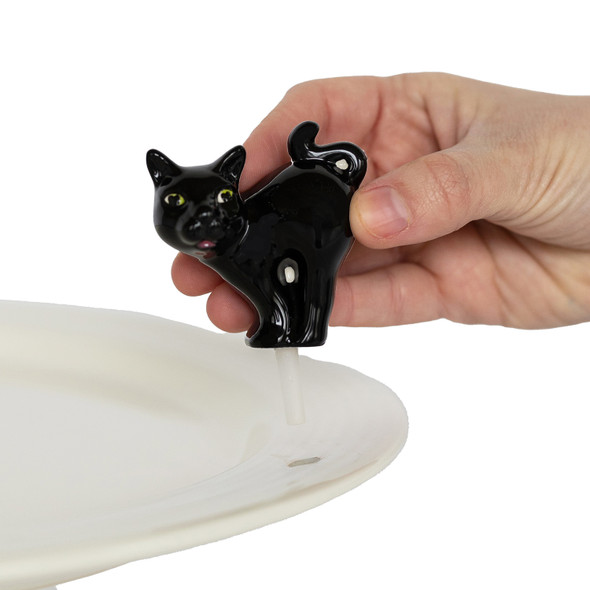 Nora Fleming black cat Mini
