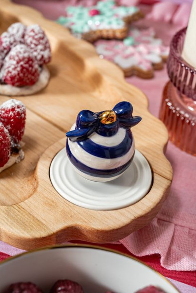 Nora Fleming Deck the Halls Blue Mini