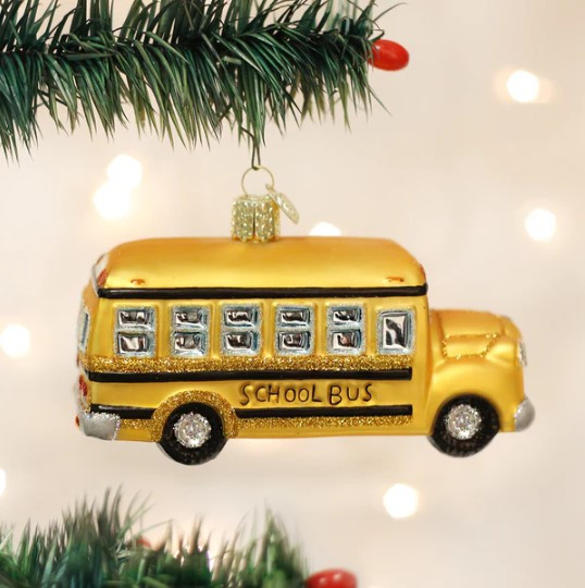 School Bus Ornament 