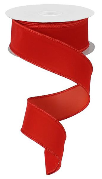 Outdoor Red Velvet Ribbon 1.5"x 50yds
