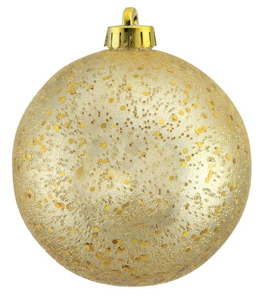 Mist Ball Ornament Gold 4.75"