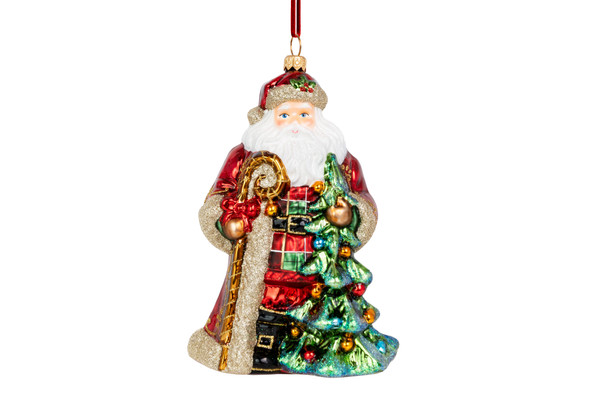 Huras Family Friendly Father Christmas Ornament