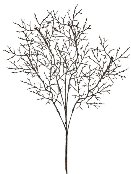Hanging Glitter Branch Spray 29"