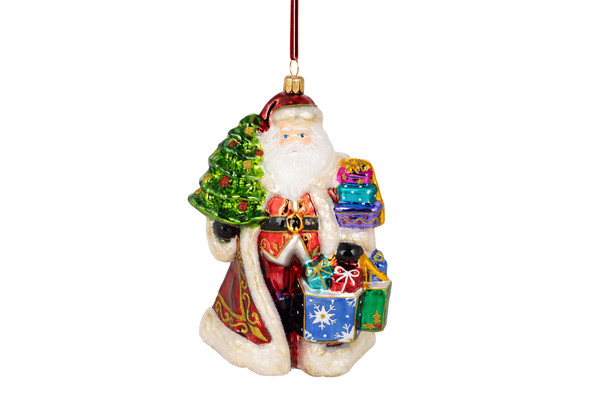 Huras Family Santa on Black Friday Ornament