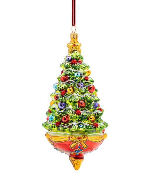 Huras Family Holiday Splendor European Blown Ornament