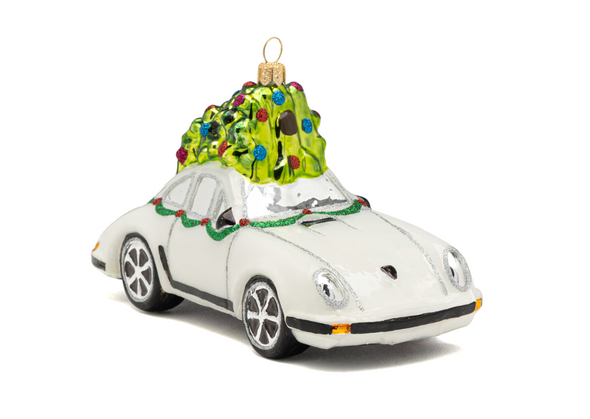 Huras Family Grand Arrival European Blown Ornament